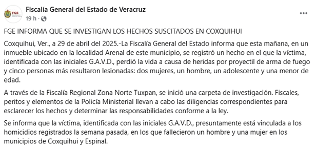 Este fue el doble crimen con el cual relacionan el asesinato del candidato de Morena en Coxquihui