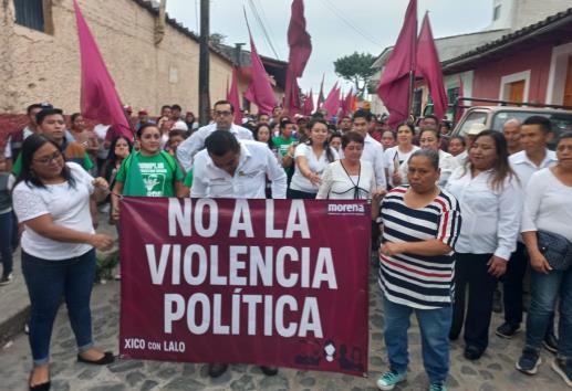 Dirigencia y candidatos de Morena lamentan homicidio de candidato de Coxquihui