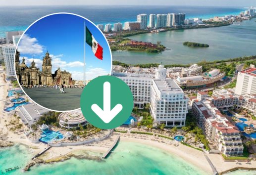 Cayó PIB en el sector turístico en México; por esta razón