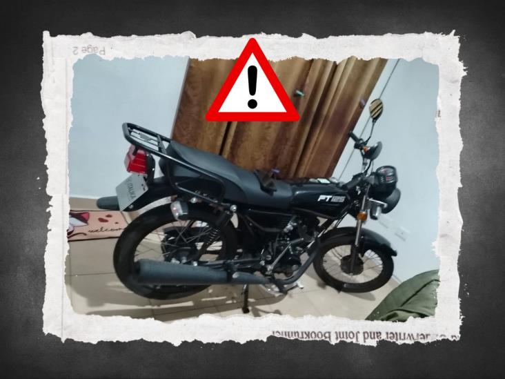 Inseguridad en Xalapa: roban motocicleta en Lomas de Santa Fe