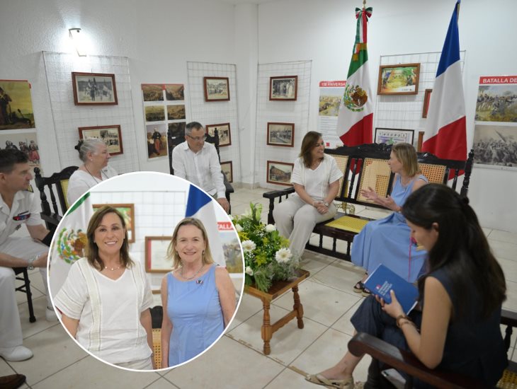 Rocío Nahle recibe a Embajadora de Francia; por este motivo