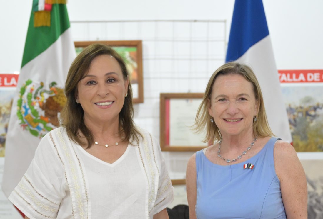 Rocío Nahle recibe a Embajadora de Francia por aniversario de la Batalla de Camarón de Tejeda