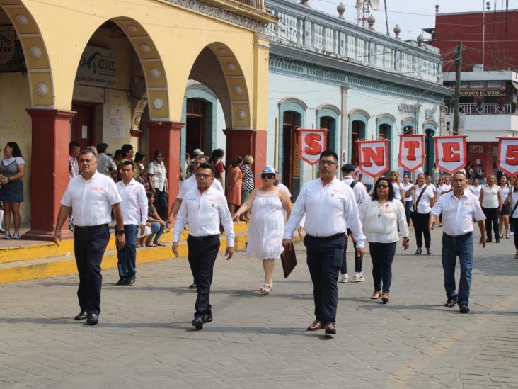 SNTE participará en desfile por el Día del Trabajo en Misantla