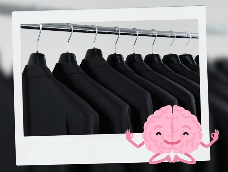 ¿Qué significa que una persona use solo ropa negra, según la psicología?