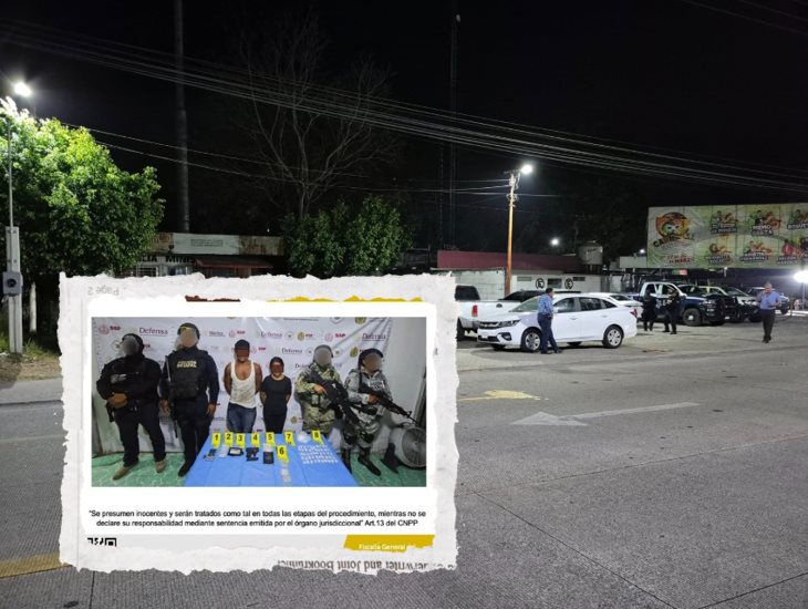 Realizan cateo en Martínez de la Torre: detienen a dos, aseguran droga y armamento