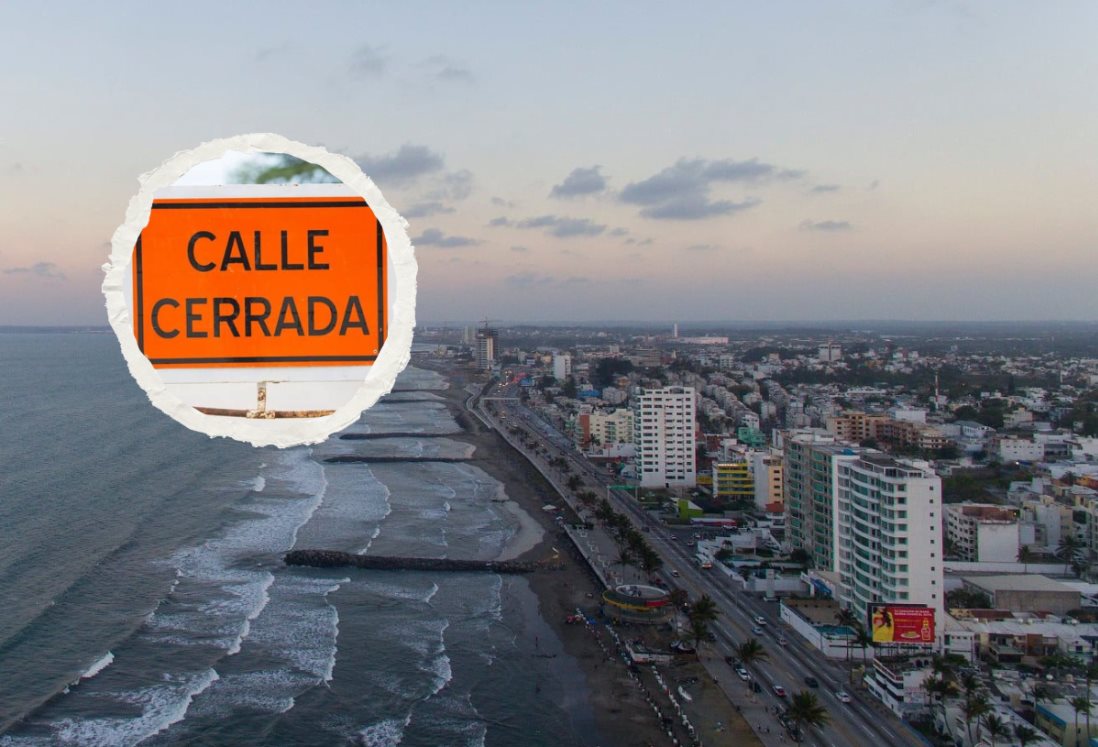 Conoce el punto donde habrá cierre vial este 01 de mayo en Boca del Río