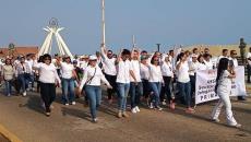 Día del Trabajo: más de 4 mil desfilan en Coatzacoalcos este 1 de mayo | VIDEO