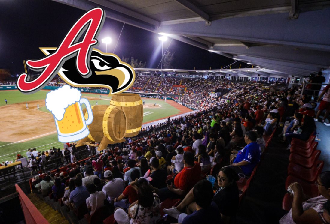 ¿Cuánto cuesta la cerveza en el Estadio Beto Ávila para ver a El Águila de Veracruz?