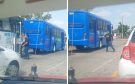 Graban pelea de choferes de camiones urbanos en Veracruz | VIDEO
