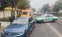 Taxista imprudente provoca choque en la avenida Ávila Camacho de Xalapa