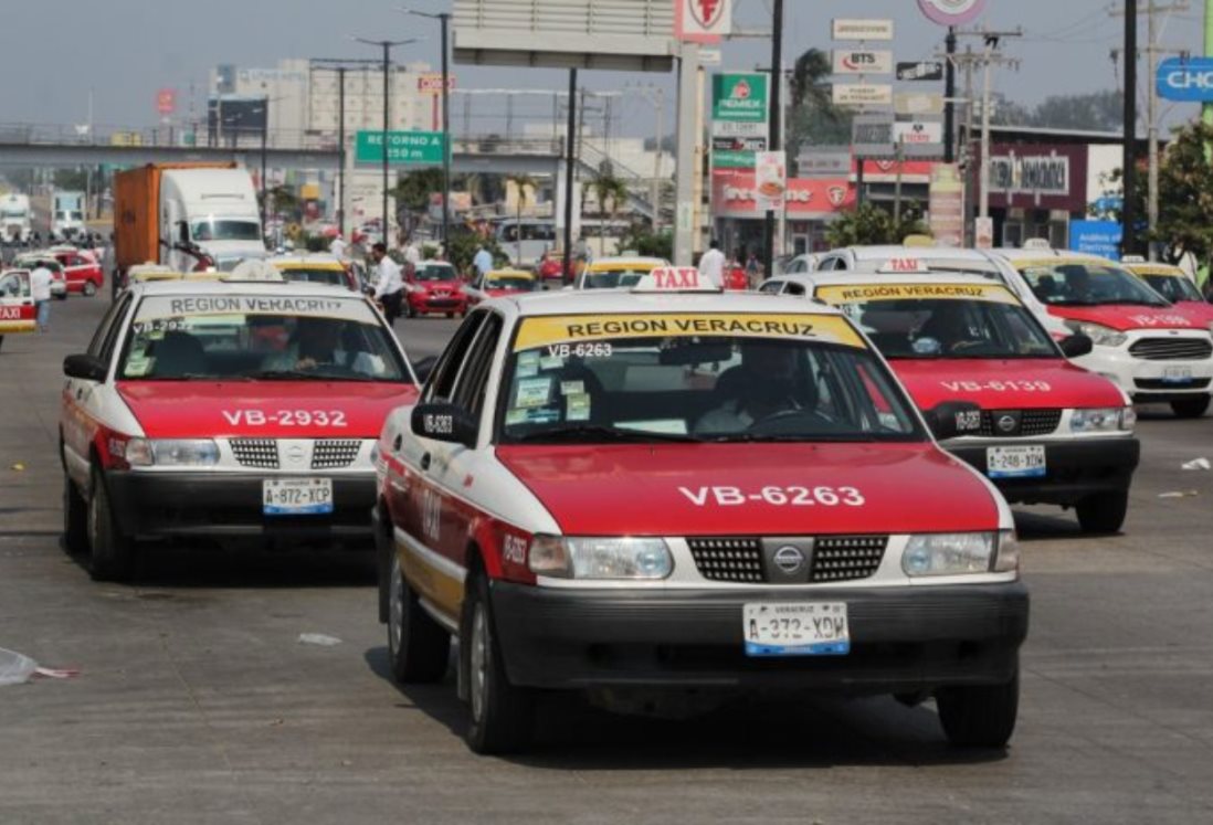 Taxistas piden aumentar a 50 pesos la corrida mínima oficial en Veracruz