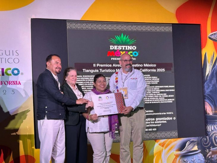 Quinta Serenidad Misantla recibe el premio Aire Libre México en el Tianguis Turístico Nacional