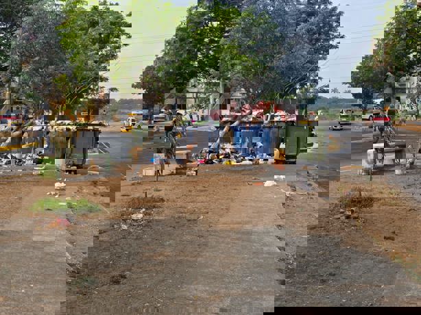 Denuncian basura acumulada en Lagos de Puente Moreno, en Medellín