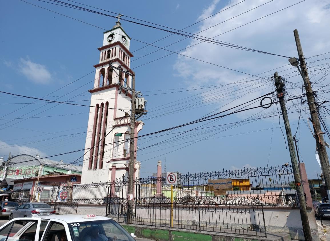 Esto pasará con campanario de Parroquia del Sagrado Corazón de Jesús tras demolición en Las Choapas