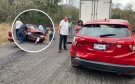 Camioneta choca contra un automóvil en carretera Cardel – Nautla