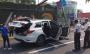 Camioneta derriba poste en colonia Centro de Orizaba