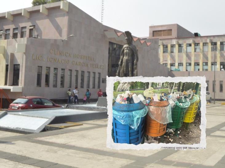 Clínica 11 del IMSS en Xalapa es un basurero, denuncian derechohabientes