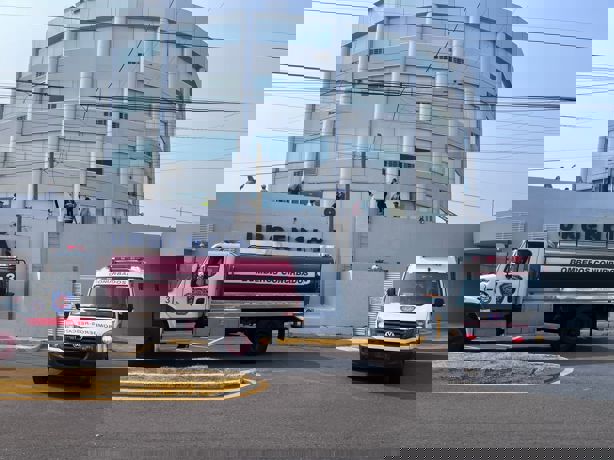 Reportan conato de incendio en instalaciones del Hospital Millenium en Boca del Río | VIDEO