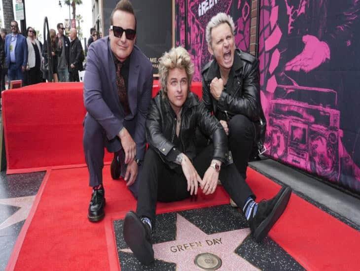 Green Day recibe su estrella en el Paseo de la Fama de Hollywood