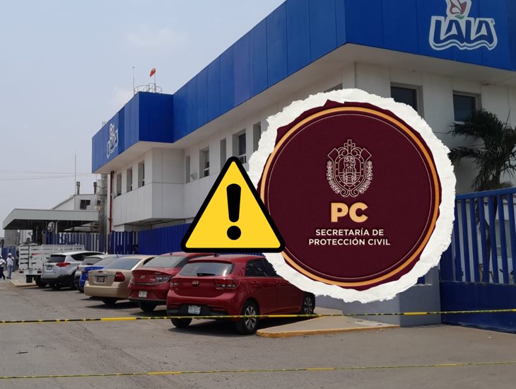 PC controla incendio por explosión de fábrica de Lala en Veracruz; este fue el saldo