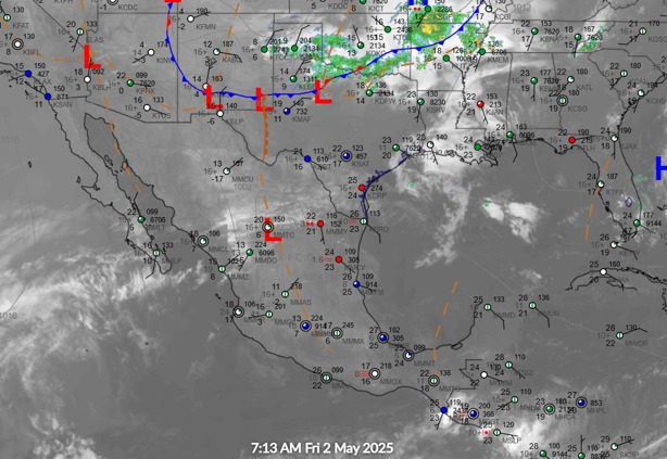Probabilidad de lluvia en Veracruz se incrementa para el próximo fin de semana
