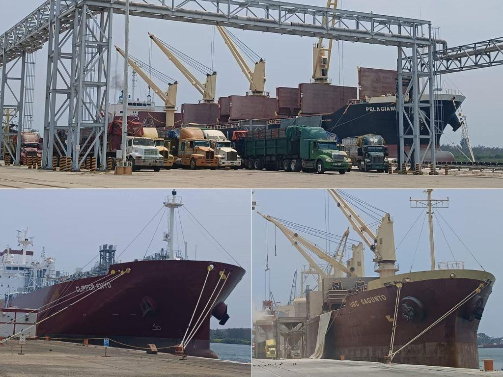 Supera puerto de Coatzacoalcos operación con más de 20 barcos