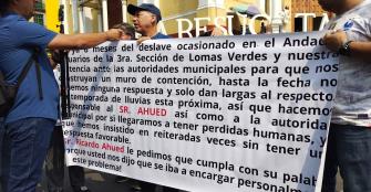 Exigen muro de contención en Lomas Verdes, en Xalapa; hay riesgo de deslaves