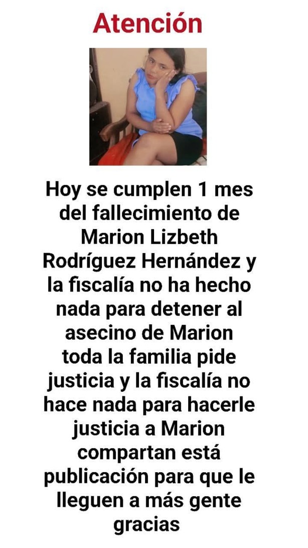 A un mes del feminicidio de Marion Lizbeth en Veracruz sigue sin justicia su caso, acusan familiares