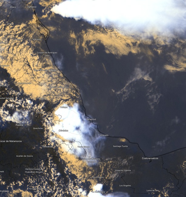 Alertan por los efectos del norte en Veracruz; se vigila el paso del frente frío 41