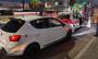 Caos vial en Orizaba por choque entre taxi y auto en la Calle Real