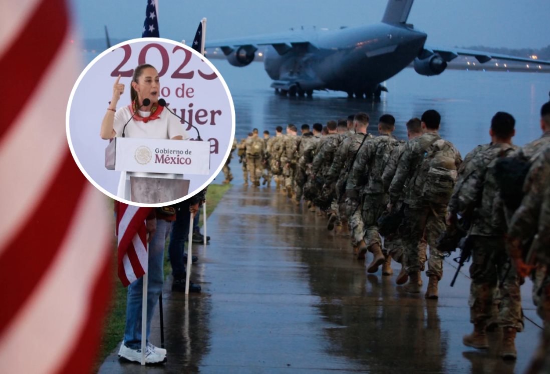 Claudia Sheinbaum rechazó propuesta de Donald Trump de enviar militares de EU a México