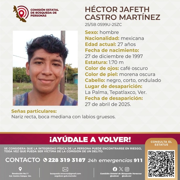 Identifican a joven cuyo cuerpo fue hallado sobre el río Jamapa; tenía reporte de desaparecido