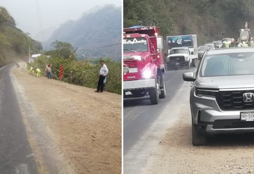 Balastre suelto; piden agilizar obra en la Orizaba-Zongolica por riesgo de accidentes