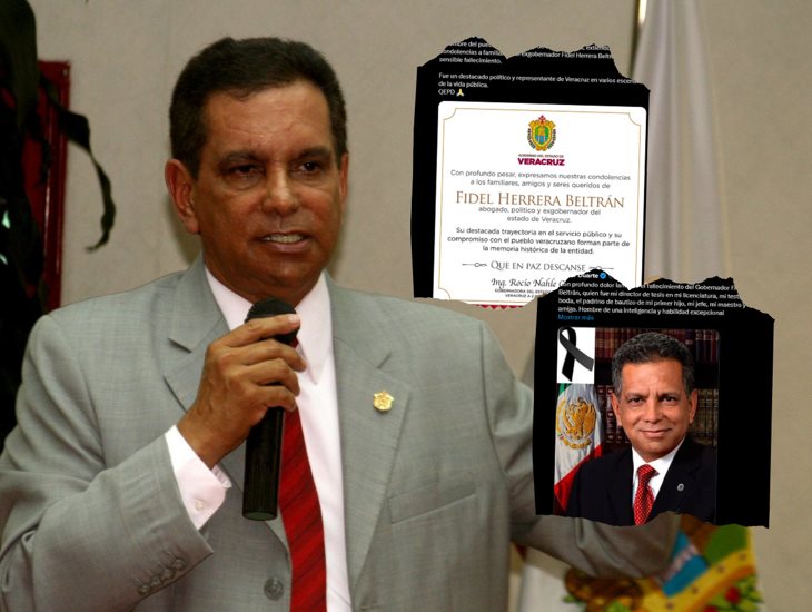 Políticos de luto por la muerte de Fidel Herrera, exgobernador de Veracruz