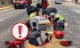 Joven sufre accidente de moto en Martínez de la Torre