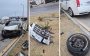 Se despedaza auto Cadillac en el bulevar de Boca del Río