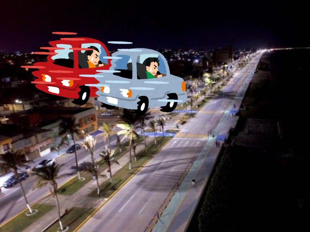 Continúan registrándose arrancones en el malecón de Coatzacoalcos