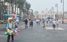 Turistas abarrotan Macroplaza del Malecón de Veracruz durante el fin de semana