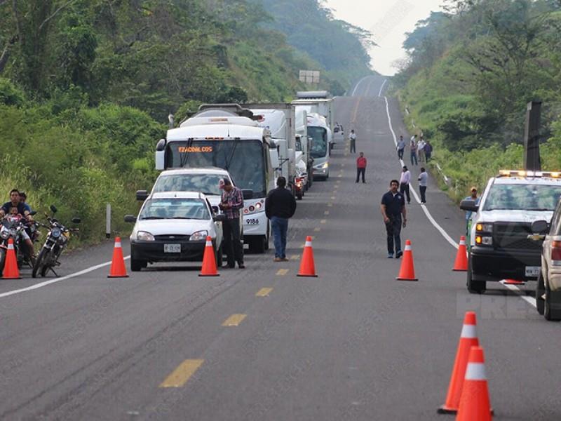 Se vuelve trampa mortal tramo de la Ocozocoautla-Las Choapas