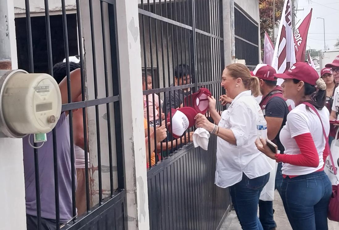 Bertha Ahued, candidata de Morena-PVEM reafirma su compromiso con las familias boqueñas