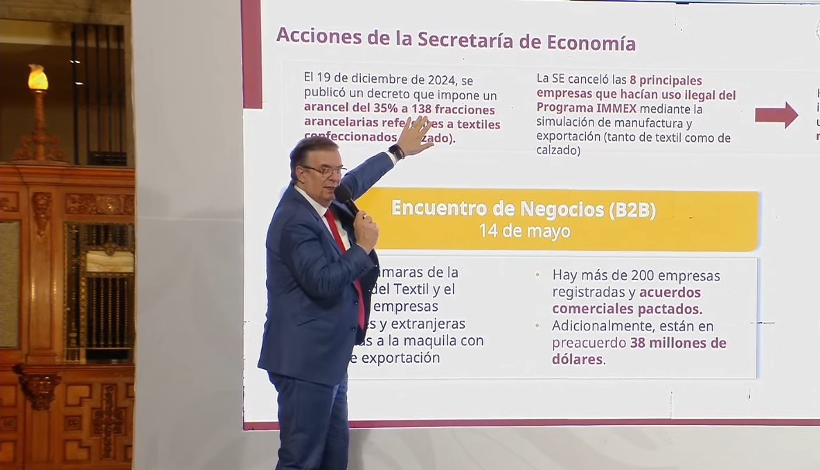Secretaría de Economía cancela 8 empresas IMMEX y detecta irregularidades en 1,062 molinos de acero