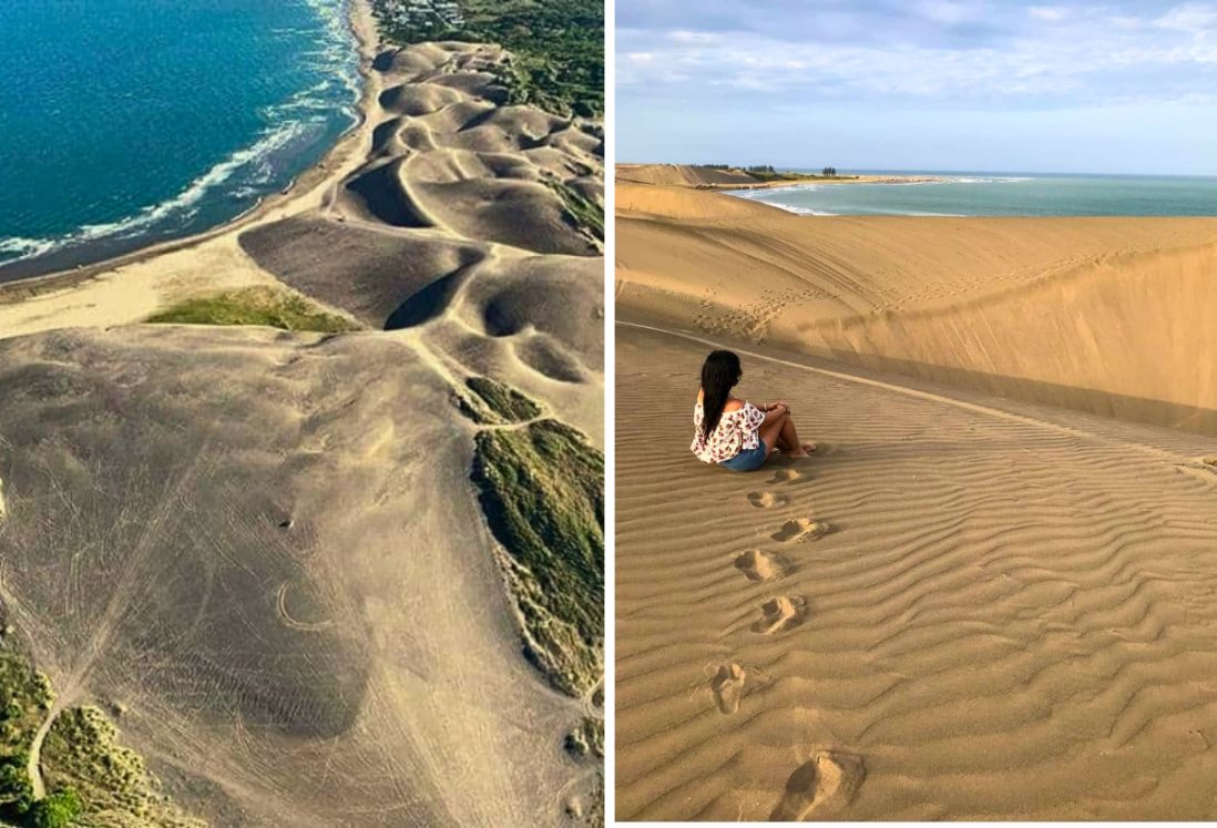 Esta es la playa de Veracruz que tiene dunas como en Dubái; así puedes llegar
