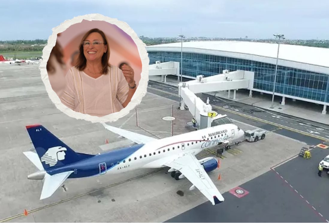 Rocío Nahle anuncia preparativos para nuevos vuelos a Cancún y Monterrey desde Veracruz
