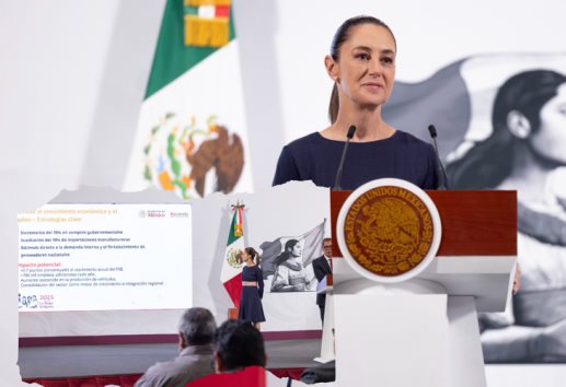 Informa Sheinbaum acciones para fortalecer la industria nacional, dentro del Plan México