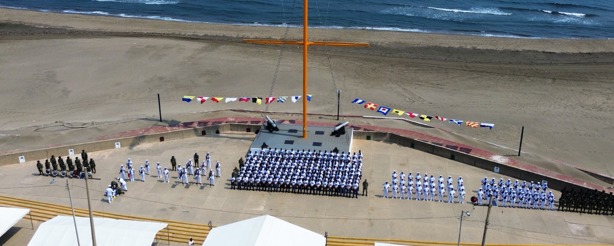 Realizan Jura de Bandera de Marinos en Coatzacoalcos; 284 jóvenes conscriptos efectuaron el juramento | VIDEO