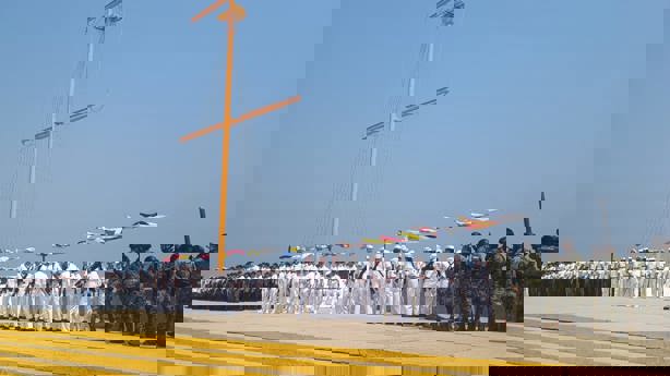 Realizan Jura de Bandera de Marinos en Coatzacoalcos; 284 jóvenes conscriptos efectuaron el juramento | VIDEO