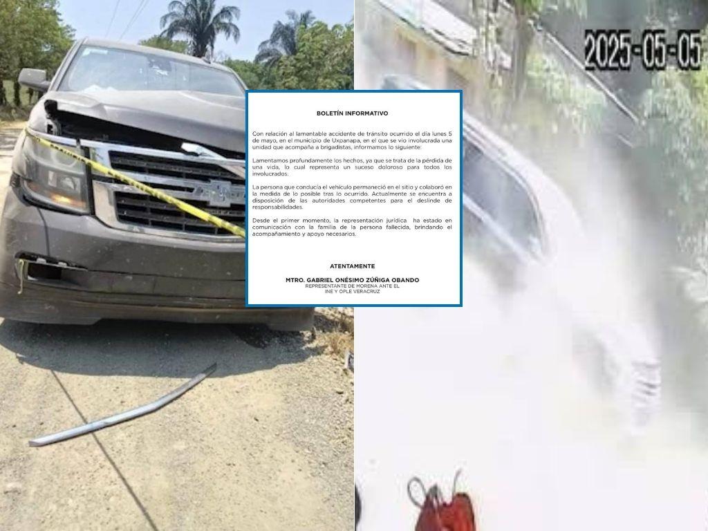 Reconoce Morena trágico accidente en el Uxpanapa; responsable a disposición de autoridades