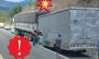 Otra vez en las cumbres de Maltrata, chocan tráiler y camioneta de mudanza