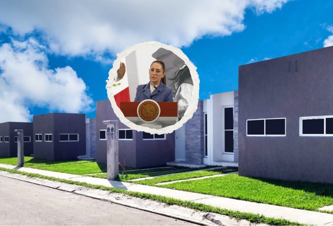 Claudia Sheinbaum anuncia construcción de viviendas y rescate de casas abandonadas en Veracruz