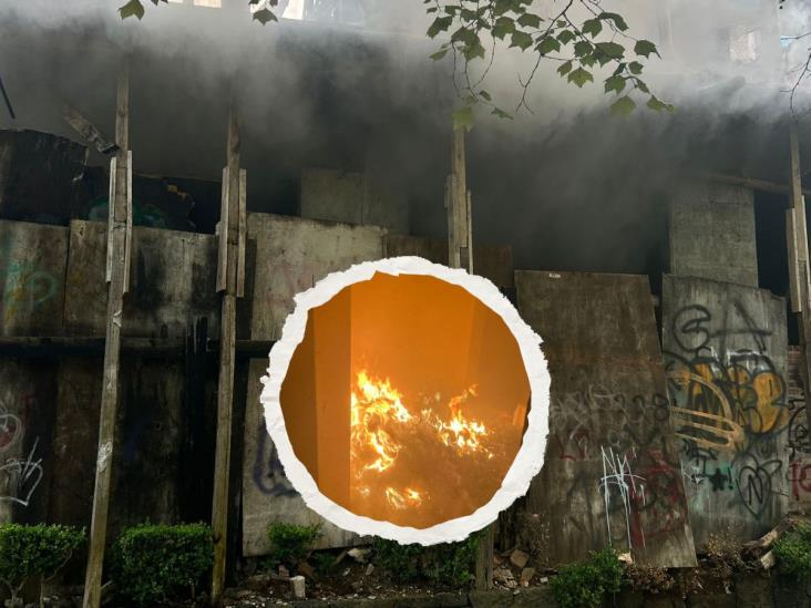 Xalapa: Sofocan incendio en casa deshabitada en El Dique